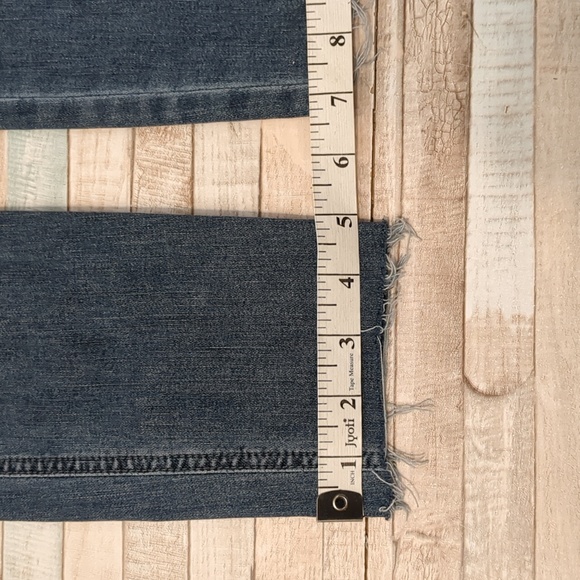 Vintage Y2K Joe's jeans size 24 skinny super cropped raw hem - Picture 7 of 7